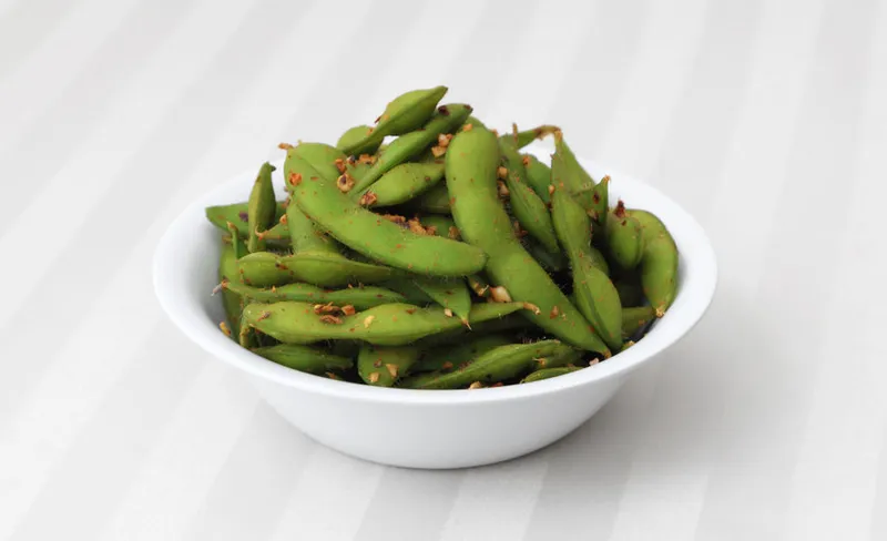 2. Spicy Edamame