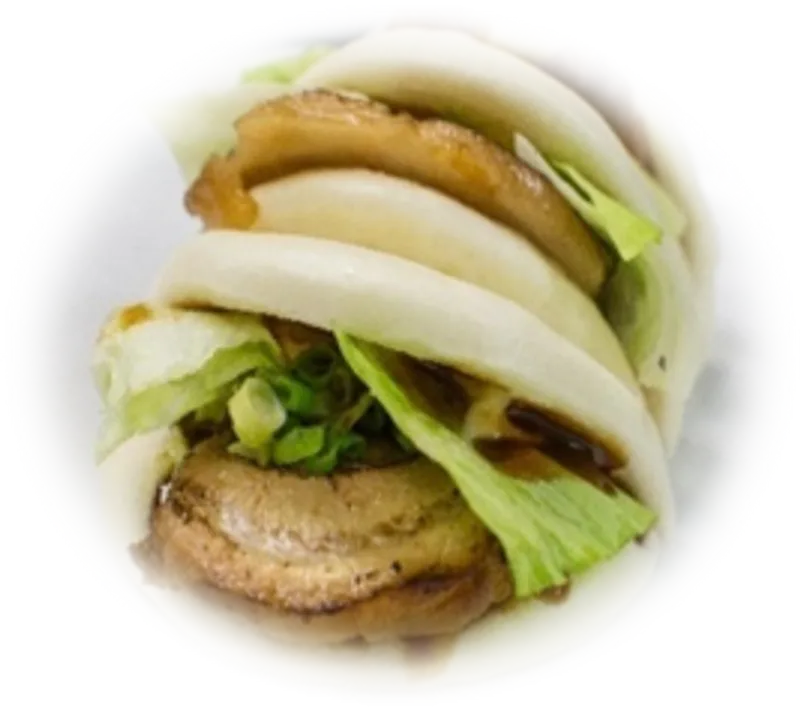 Steamed Buns with BBQ Pork Belly