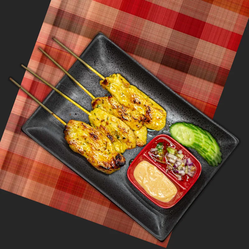 A4 Chicken satay