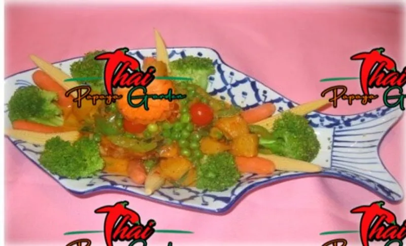 64. Salmon Red Curry or Salmon Green Curry