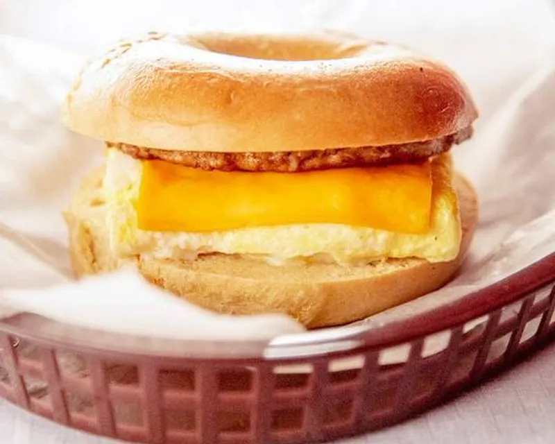 Eggs with (1) Meat & Cheese