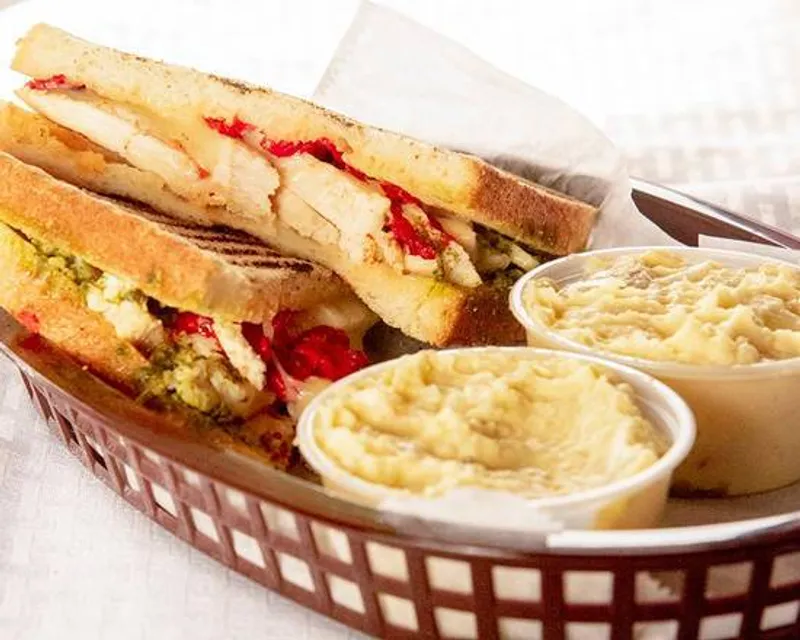Grilled Chicken Pesto Panini