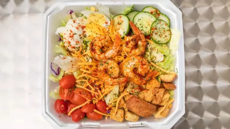 Fried or Grilled Shrimp Salad
