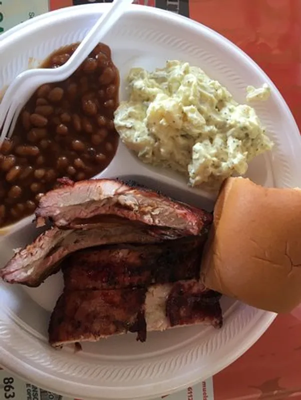 2. Porkchop Plate /Potato Salad/Baked Beans