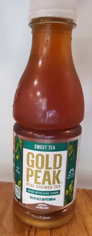 gold peak sweet tea bottle