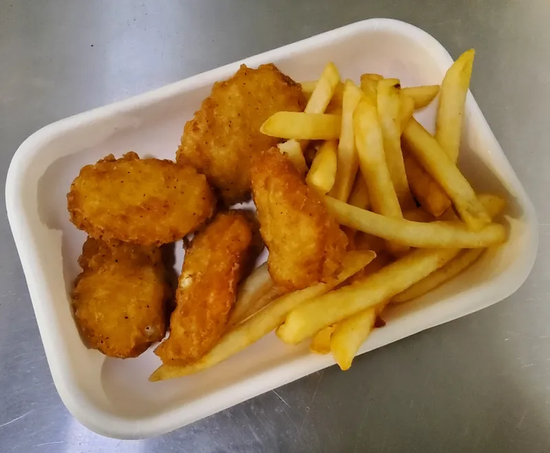 Chicken nuggets and fries