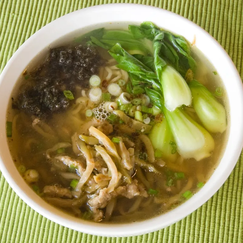 7. Pork & Shredded Mustard Noodle Soup