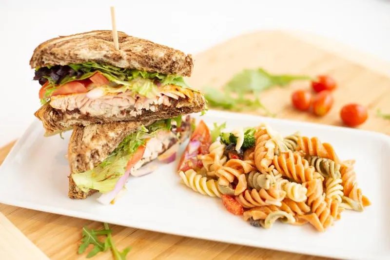 Salmon Club Sandwich