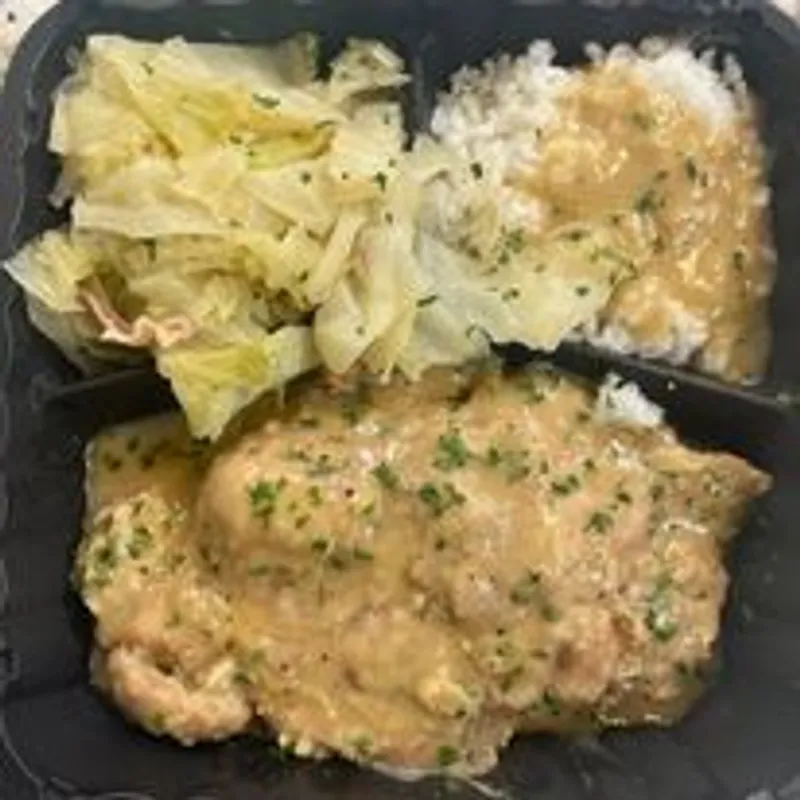 2 Smothered Pork chops