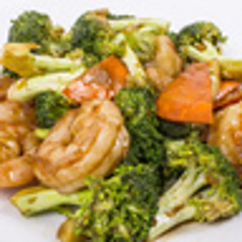 E1.Shrimp with Broccoli