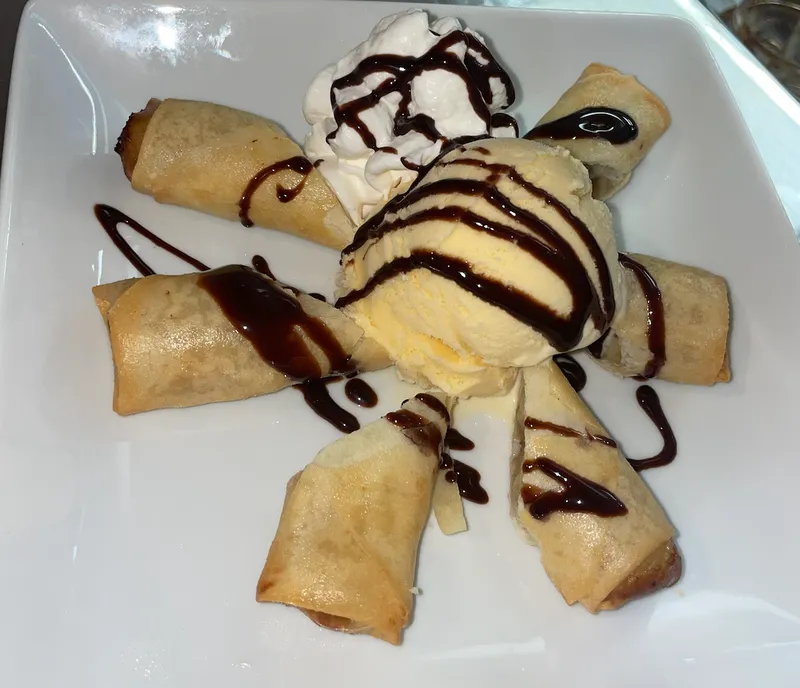 52. Fried Banana with Ice Cream