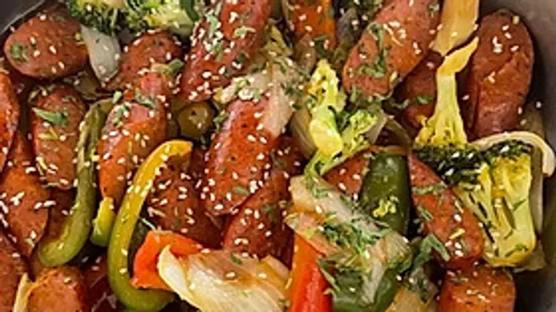 Chicken Sausage With Veggies