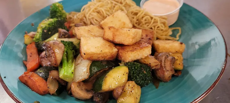Mixed Veggie and Tofu Hibachi