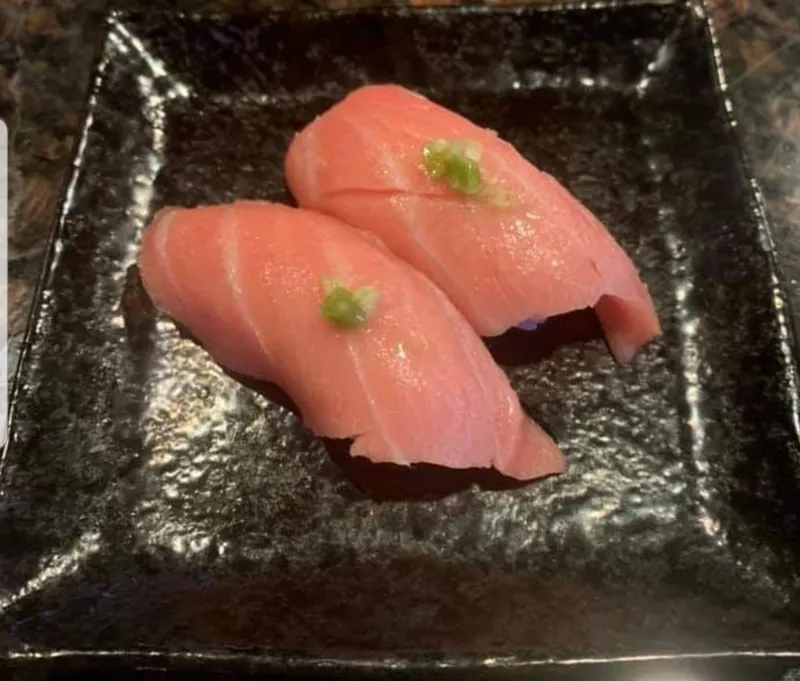 Super Fatty tuna (O-toro) sushi