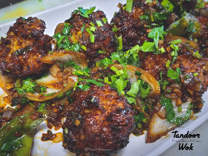 Cauliflower and Vegetable Manchurian - Dry