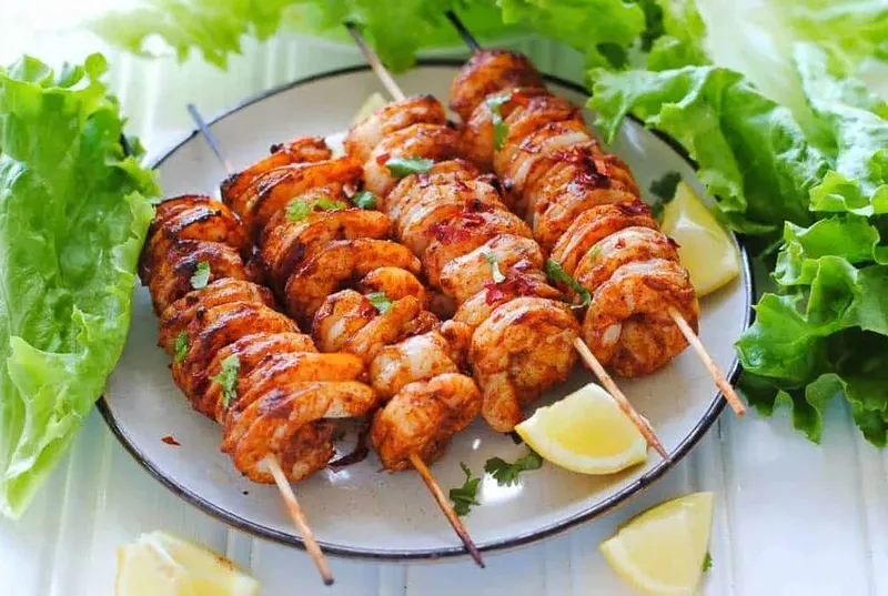 Tandoori shrimp