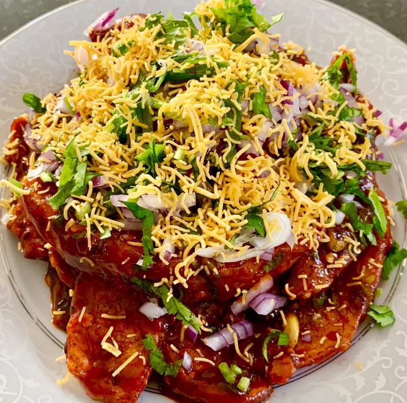 Chilly Garlic Potatoes