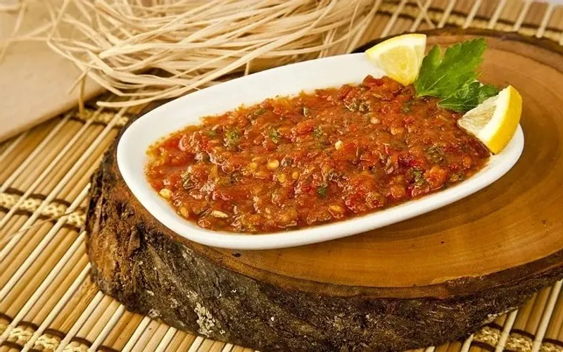 Spicy Chopped Salad - Ezme