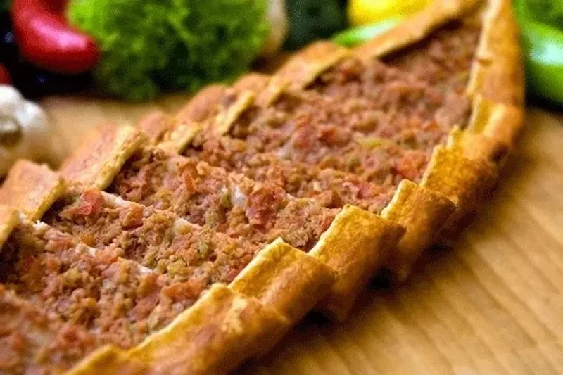 Pide with Ground Beef - Kiymali Pide