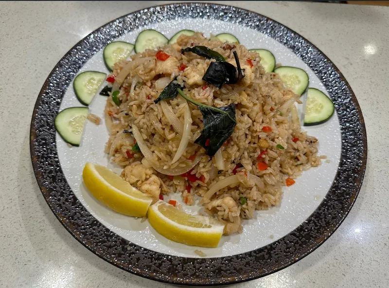 Thai Basil Fried Rice - Veg No Egg