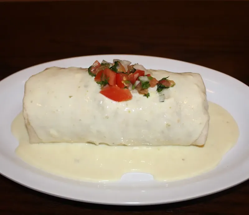 Burrito Cheese Dip on Top