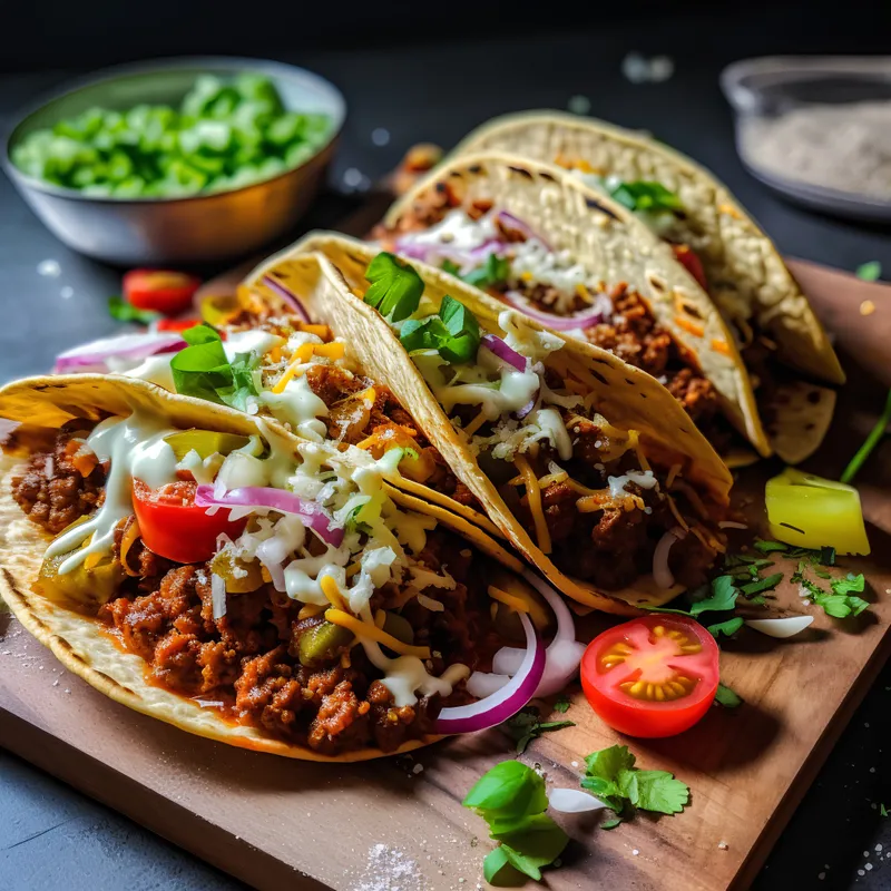 Ground Beef Tacos(3)