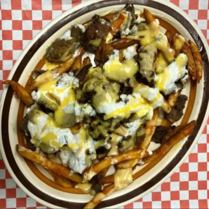 Gyro Cheese Fries