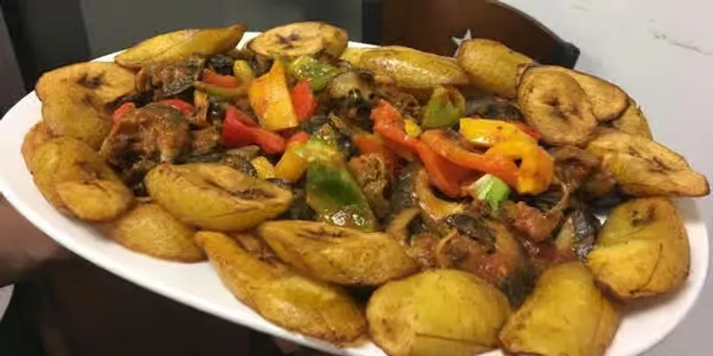 Ewa Agoyin (Beans and Plantain)