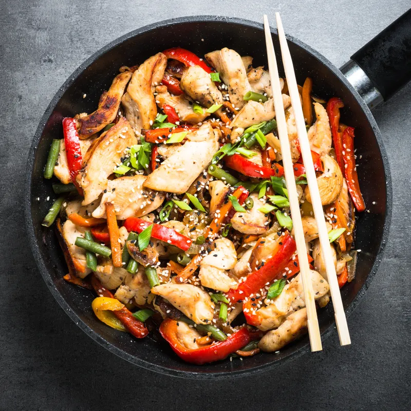 M2. Chicken Vegetable Stir-Fry
