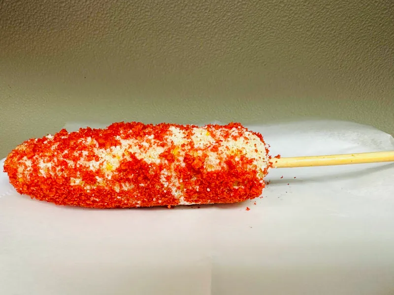 Elote- Hot Cheetos