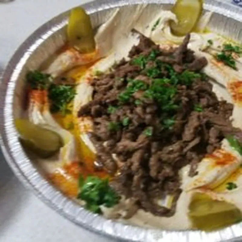 Hummus With Meat