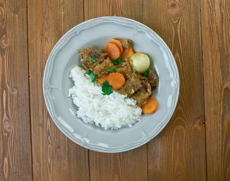 20. Beef Suqaar with Rice