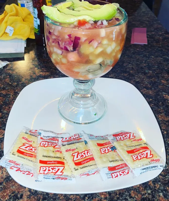 Coctel De Camaron, Pulpo, Ostion