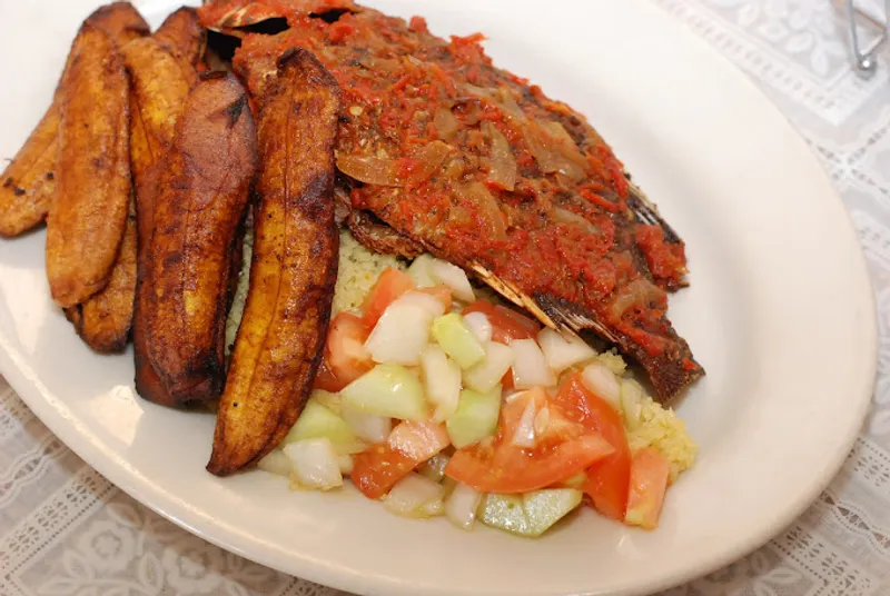 Fried Plantain And Fish