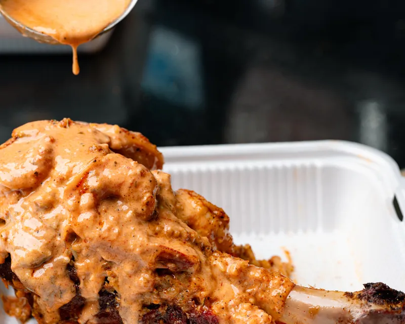 Hennessy glazed turkey leg