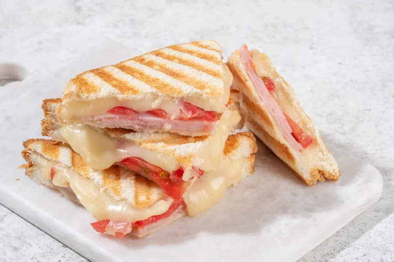 Ham and Cheddar Panini