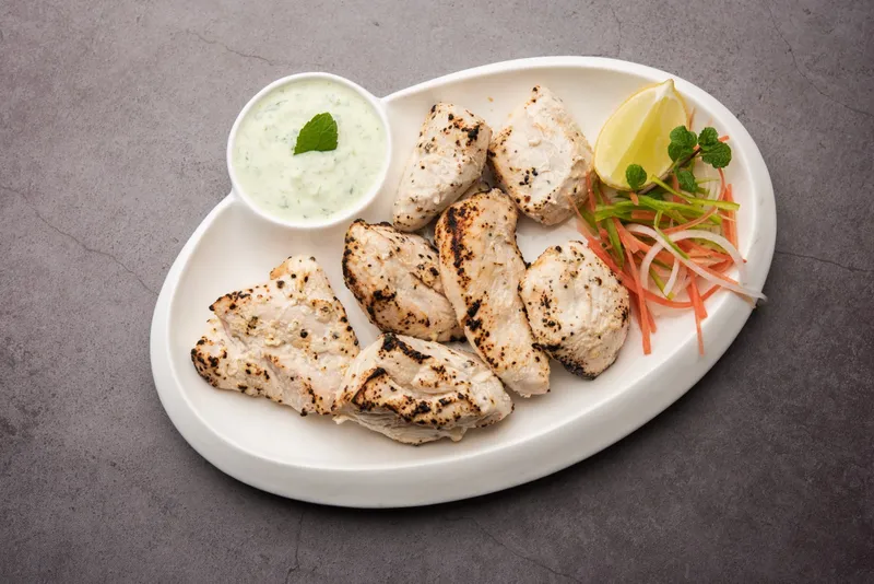 Chicken Malai Kabab Plater