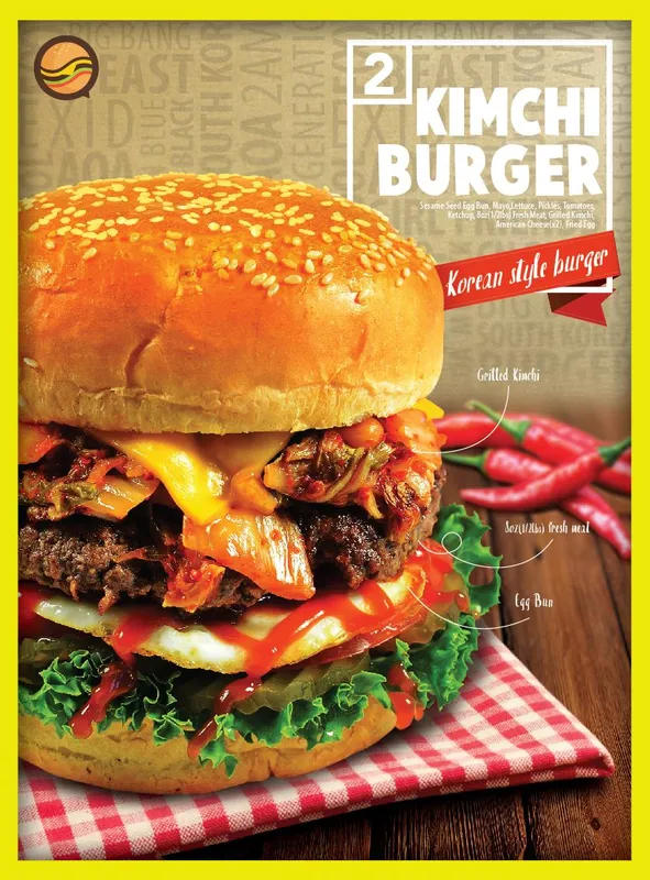 2. Kimchi Burger