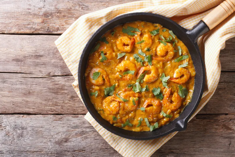 606. Curry Shrimp