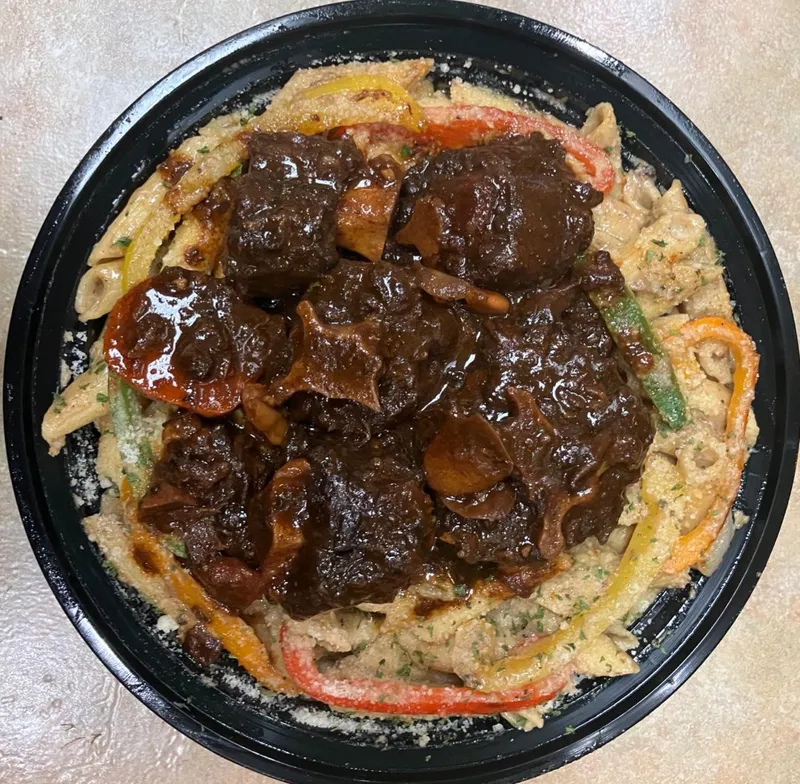 Rasta Pasta With Oxtail
