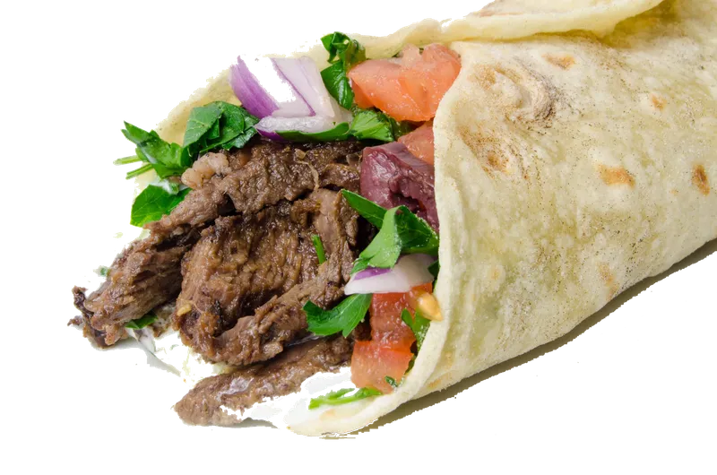 Beef/Steak Shawarma Wrap