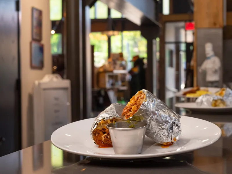 Chorizo breakfast burrito