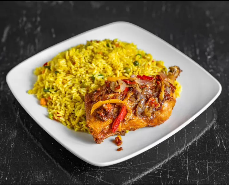 Fried Rice and Chicken