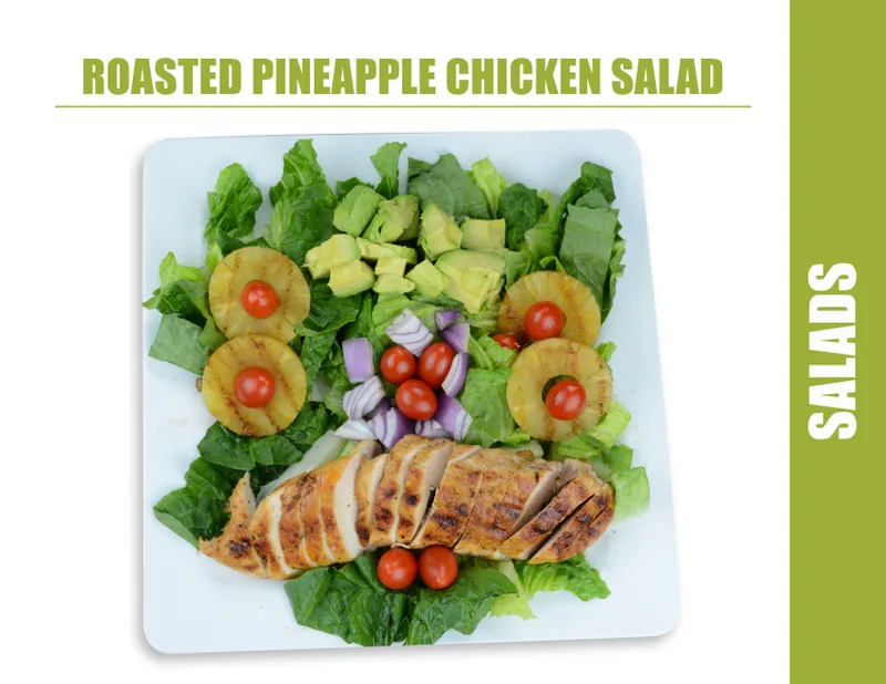 Roasted Pineapple Chicken Salad