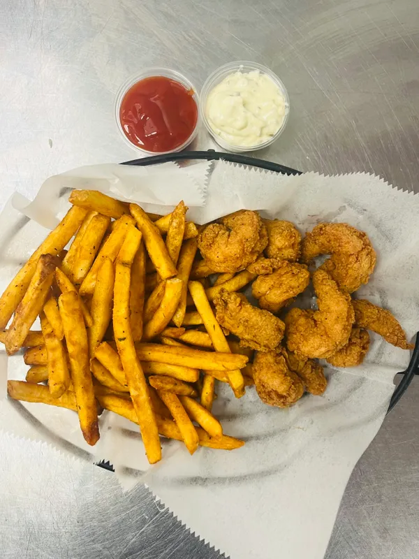 Fried Shrimp Basket(8)