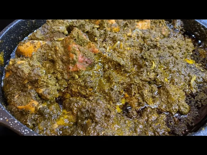 Cassava Leaf/ White Rice