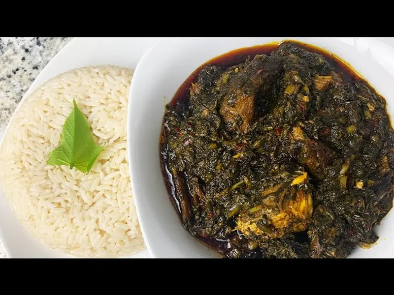 White Rice with Stew