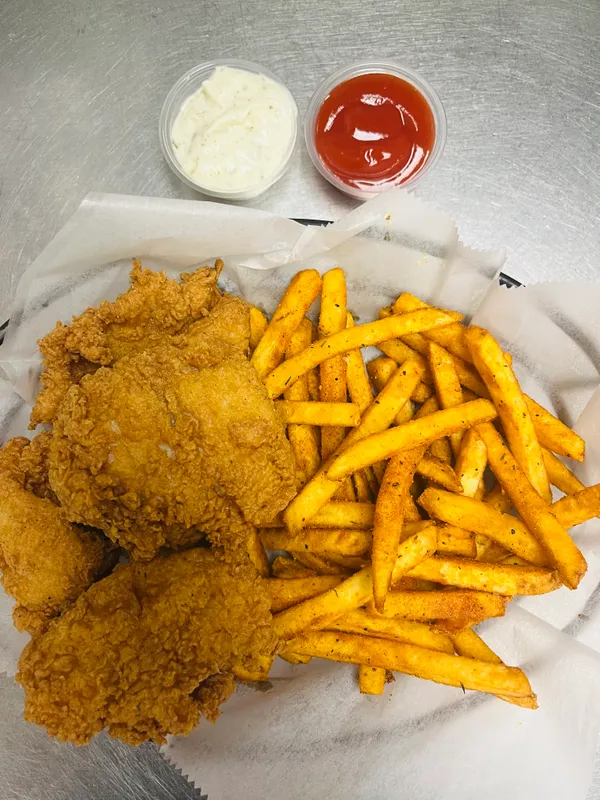 Fried Catfish Basket.(4)