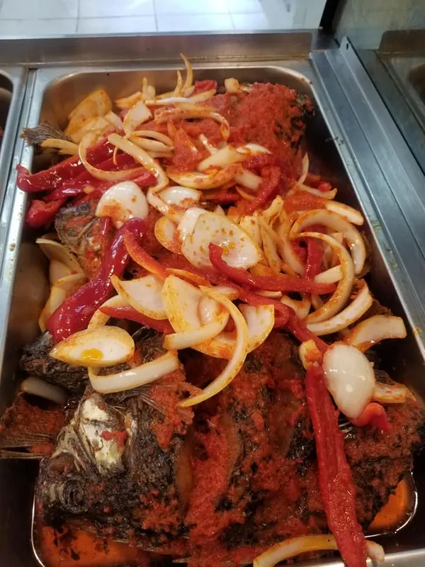 Whole Baked Tilapia fish