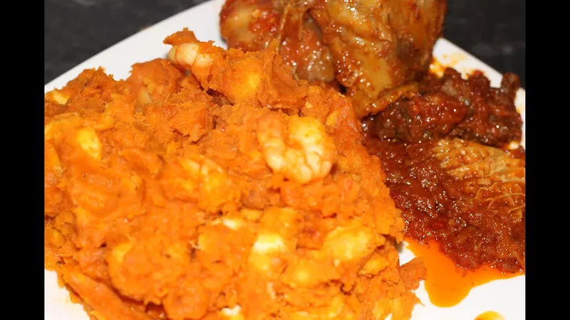 Yam Porridge/Chicken